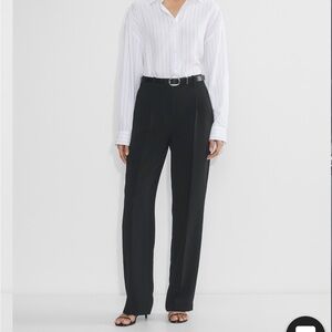 Aritzia Wilfred Black Effortless Pants